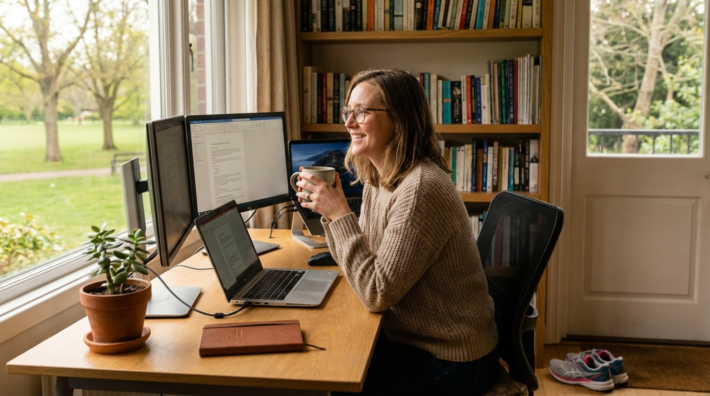 Balancing Screen Time and Wellness in a Remote Career